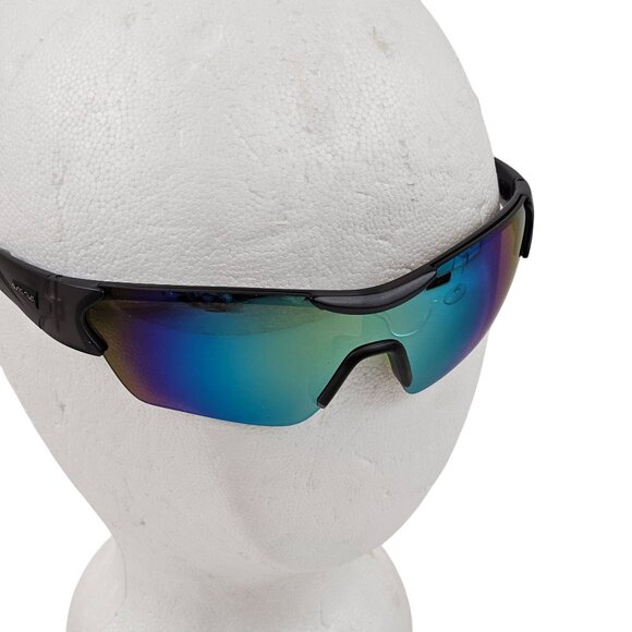 Suncloud Hotline Polarized Sunglasses Matte Smoke/Polar Green Mirror Sports Case - Picture 2 of 9